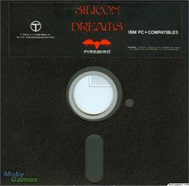 Artwork on the Disc for Silicon Dreams on the Microsoft DOS.