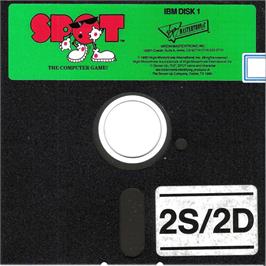 Artwork on the Disc for Spot on the Microsoft DOS.