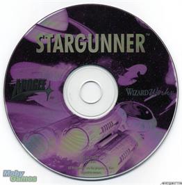 Artwork on the Disc for Stargunner on the Microsoft DOS.