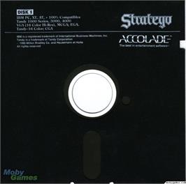 Artwork on the Disc for Stratego on the Microsoft DOS.