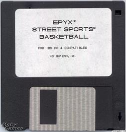Artwork on the Disc for Street Sports Basketball on the Microsoft DOS.
