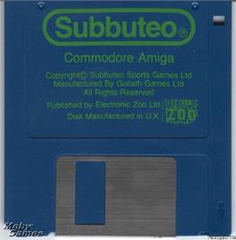 Artwork on the Disc for Subbuteo on the Microsoft DOS.