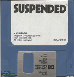 Artwork on the Disc for Suspended on the Microsoft DOS.