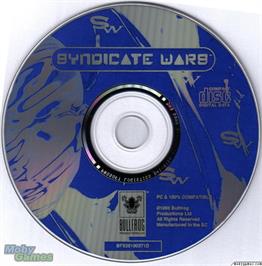 Artwork on the Disc for Syndicate Wars on the Microsoft DOS.