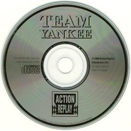 Artwork on the Disc for Team Yankee on the Microsoft DOS.