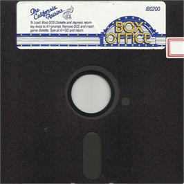 Artwork on the Disc for The California Raisins on the Microsoft DOS.