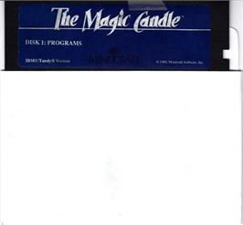 Artwork on the Disc for The Magic Candle on the Microsoft DOS.