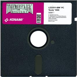 Artwork on the Disc for Theme Park Mystery on the Microsoft DOS.