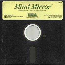 Artwork on the Disc for Timothy Leary's Mind Mirror on the Microsoft DOS.