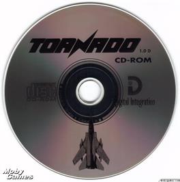 Artwork on the Disc for Tornado on the Microsoft DOS.