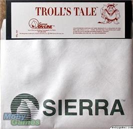 Artwork on the Disc for Troll's Tale on the Microsoft DOS.