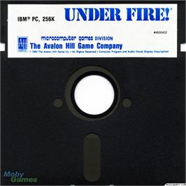 Artwork on the Disc for Under Fire on the Microsoft DOS.