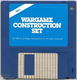 Artwork on the Disc for Wargame Construction Set on the Microsoft DOS.
