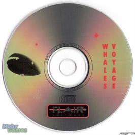 Artwork on the Disc for Whale's Voyage on the Microsoft DOS.