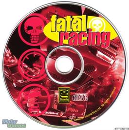Artwork on the Disc for Whiplash on the Microsoft DOS.