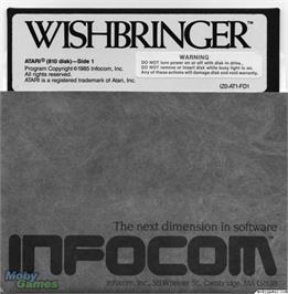 Artwork on the Disc for Wishbringer on the Microsoft DOS.