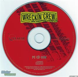 Artwork on the Disc for Wreckin Crew on the Microsoft DOS.