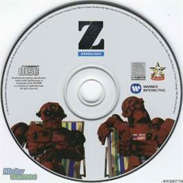 Artwork on the Disc for Z on the Microsoft DOS.