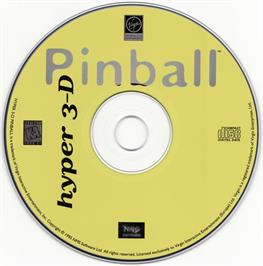 Artwork on the Disc for hyper 3-D Pinball on the Microsoft DOS.