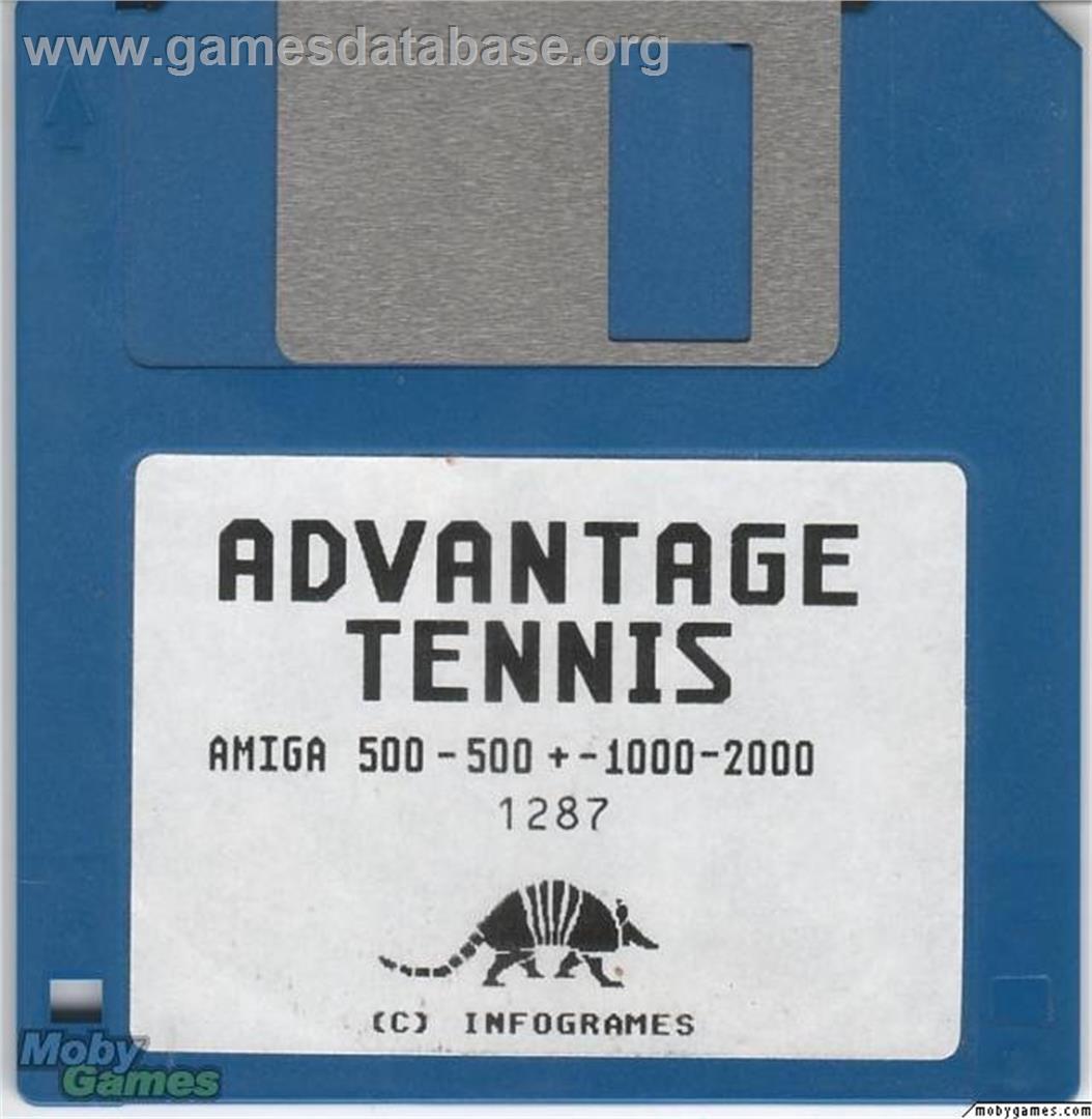 Advantage Tennis - Microsoft DOS - Artwork - Disc