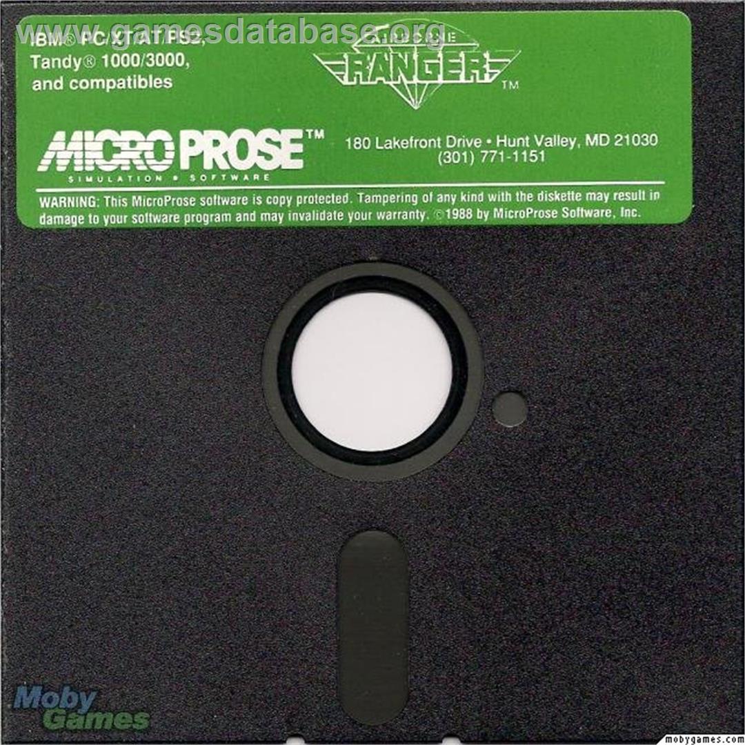 Airborne Ranger - Microsoft DOS - Artwork - Disc