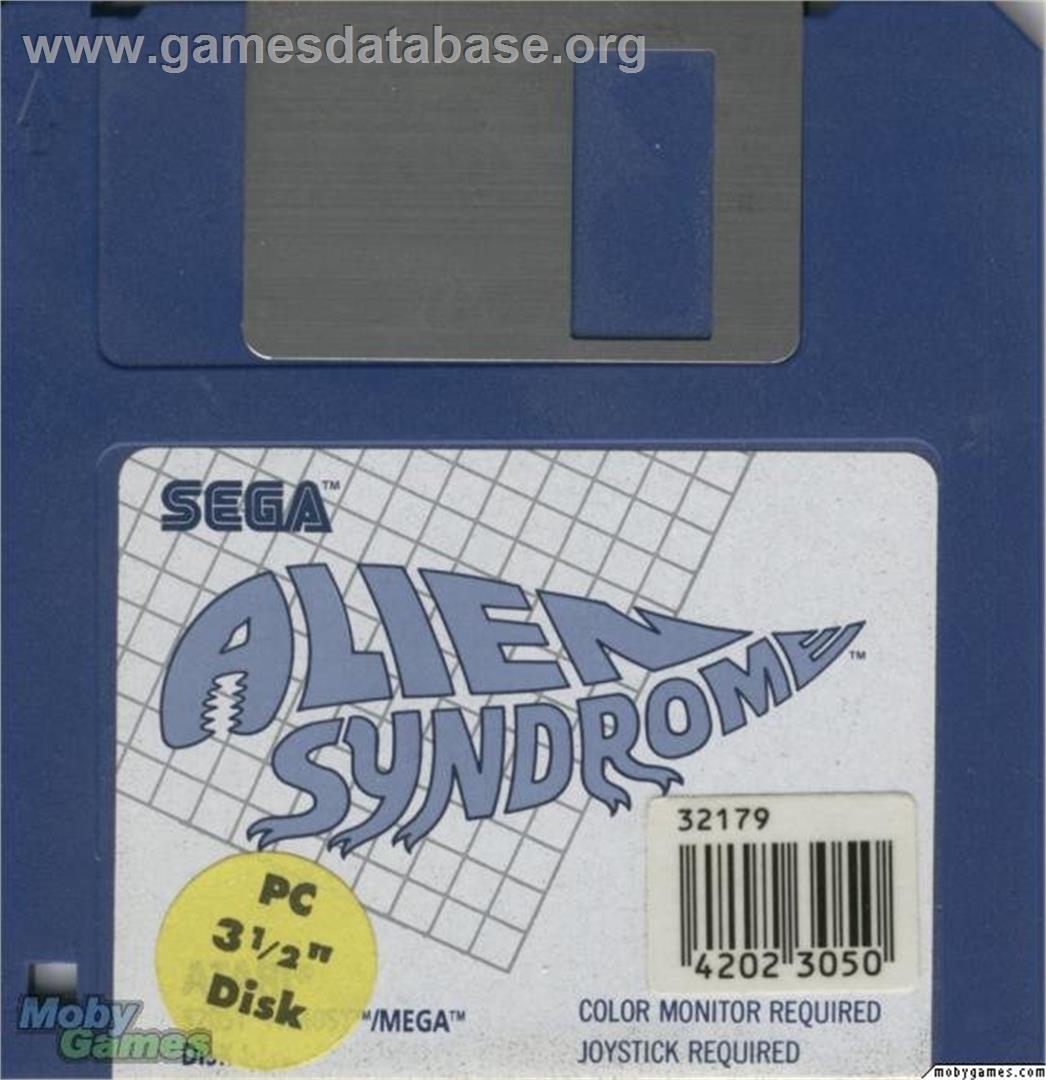Alien Syndrome - Microsoft DOS - Artwork - Disc