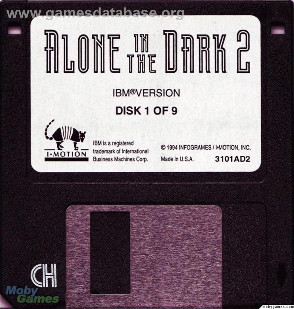 Alone in the Dark 2 - Microsoft DOS - Artwork - Disc