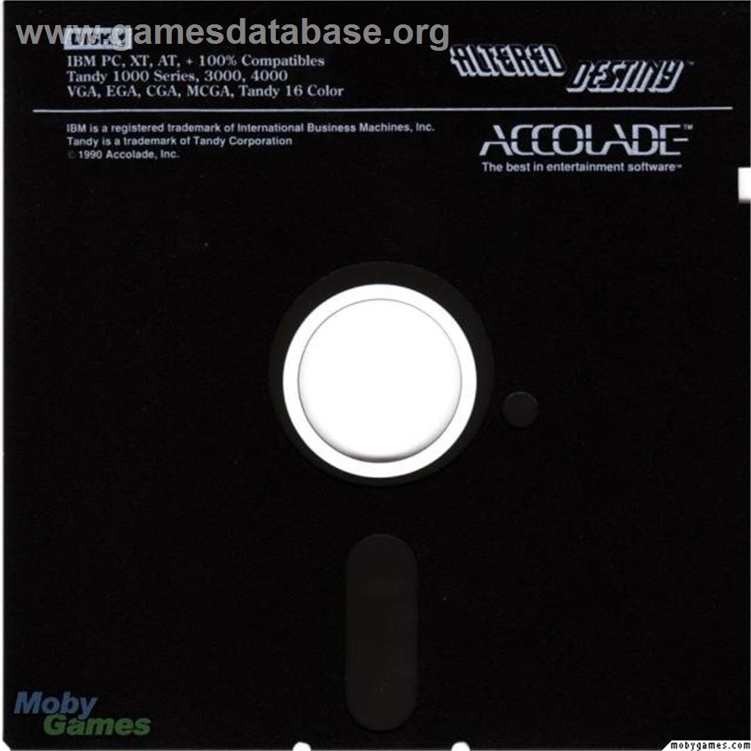 Altered Destiny - Microsoft DOS - Artwork - Disc