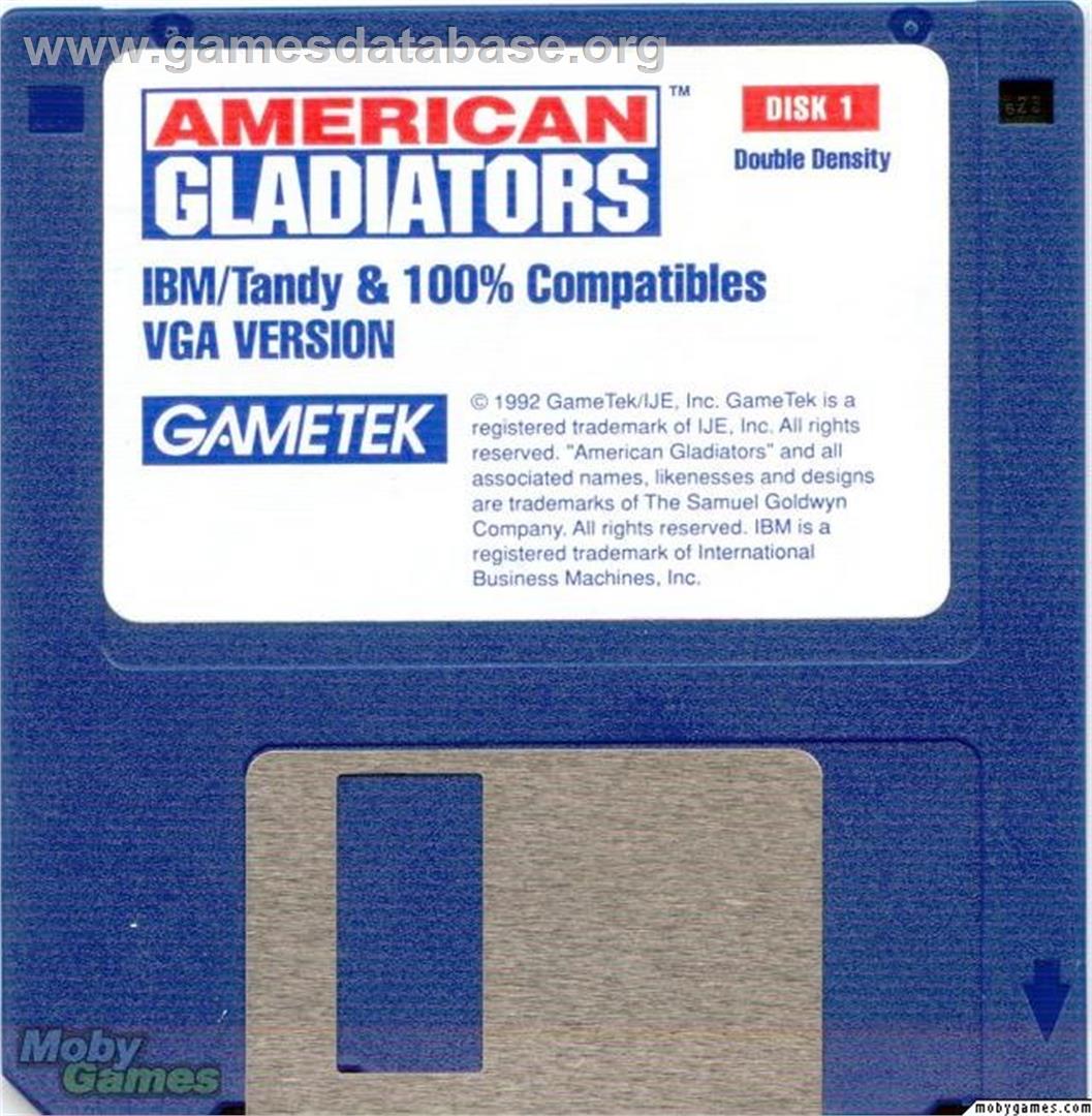 American Gladiators - Microsoft DOS - Artwork - Disc
