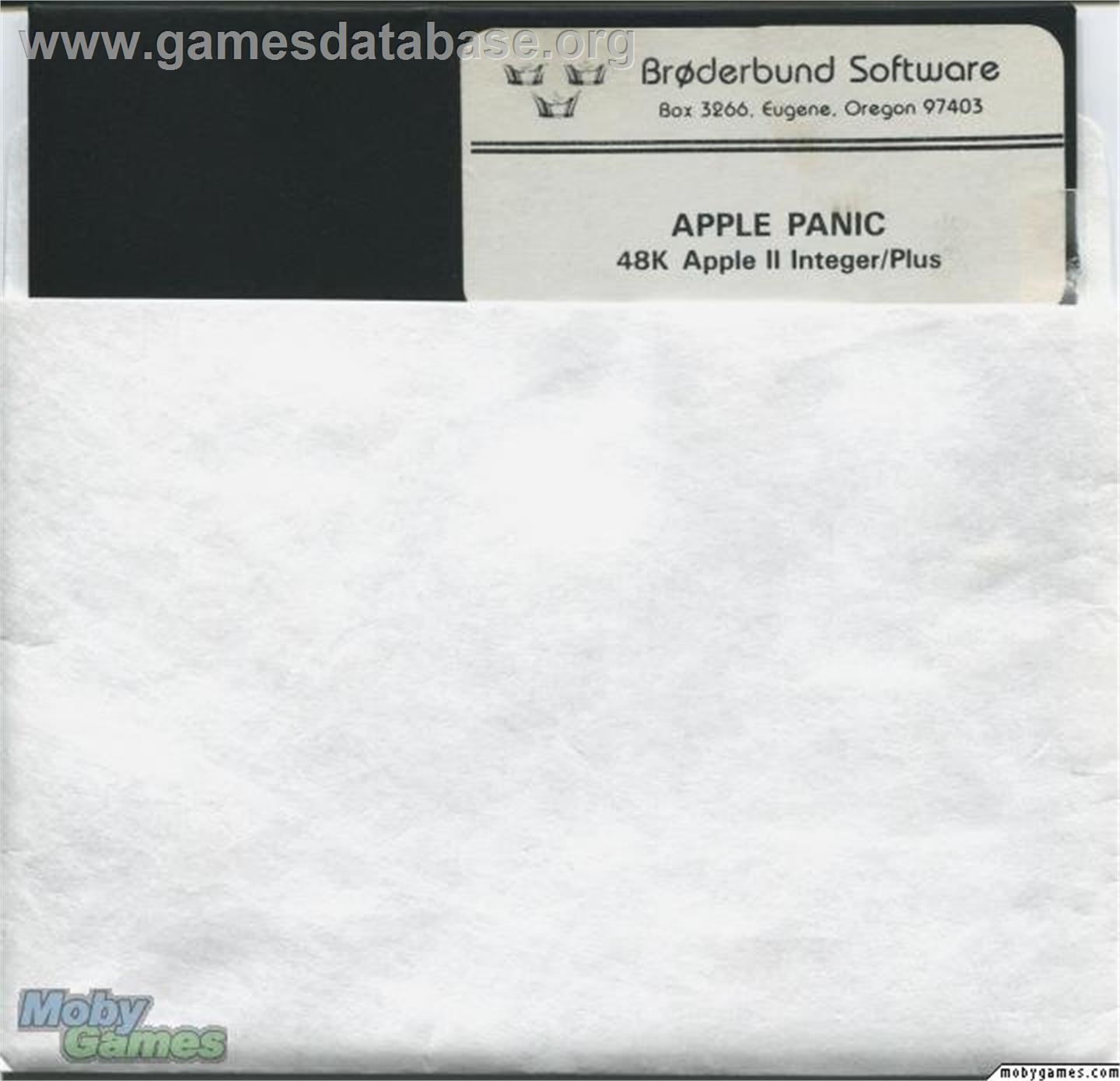 Apple Panic - Microsoft DOS - Artwork - Disc