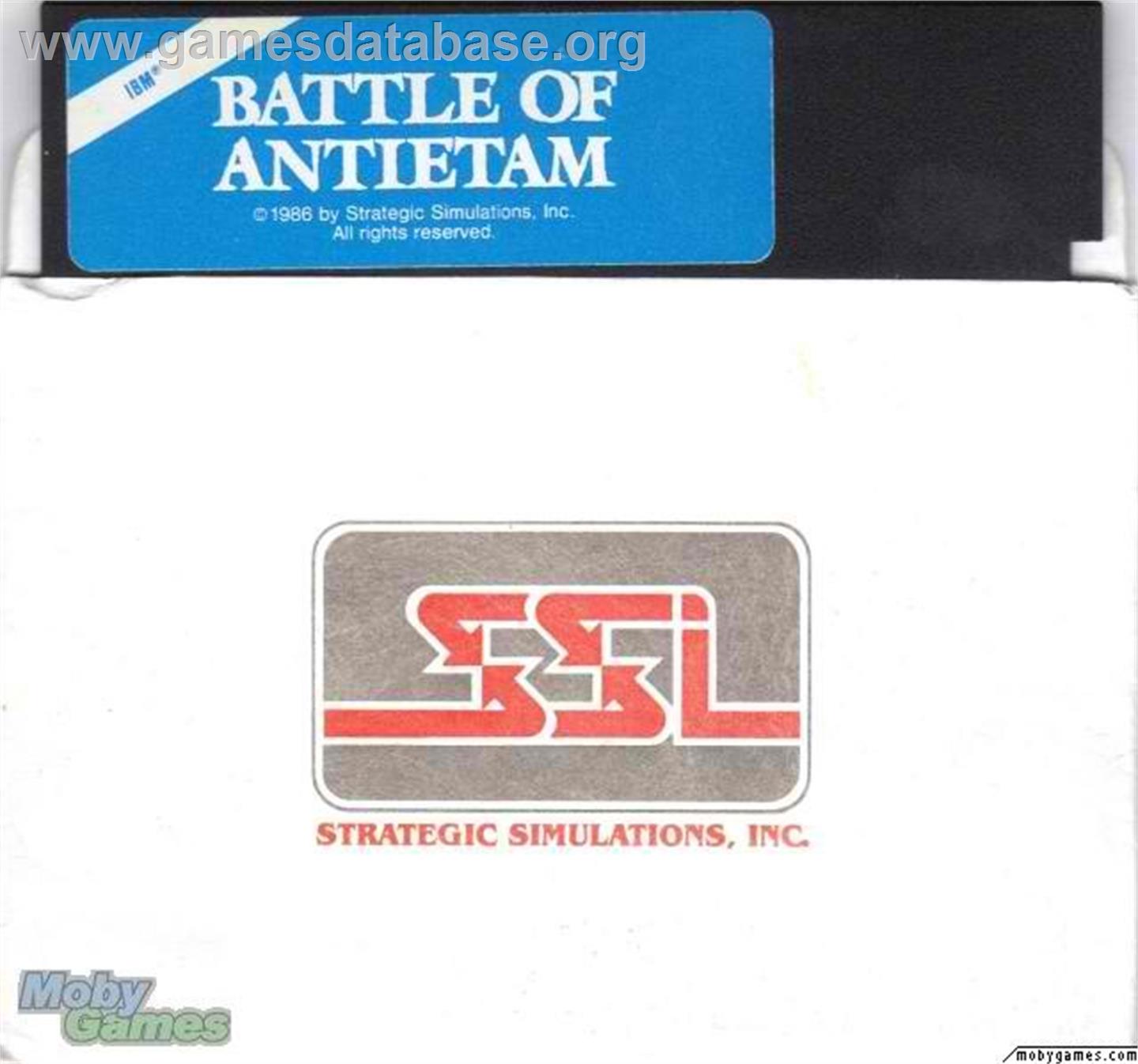 Battle of Antietam - Microsoft DOS - Artwork - Disc