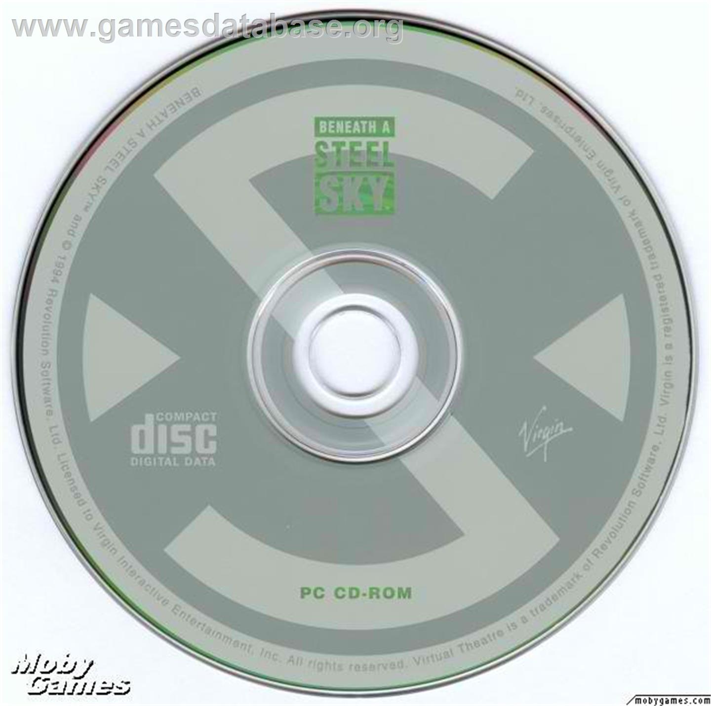 Beneath a Steel Sky - Microsoft DOS - Artwork - Disc