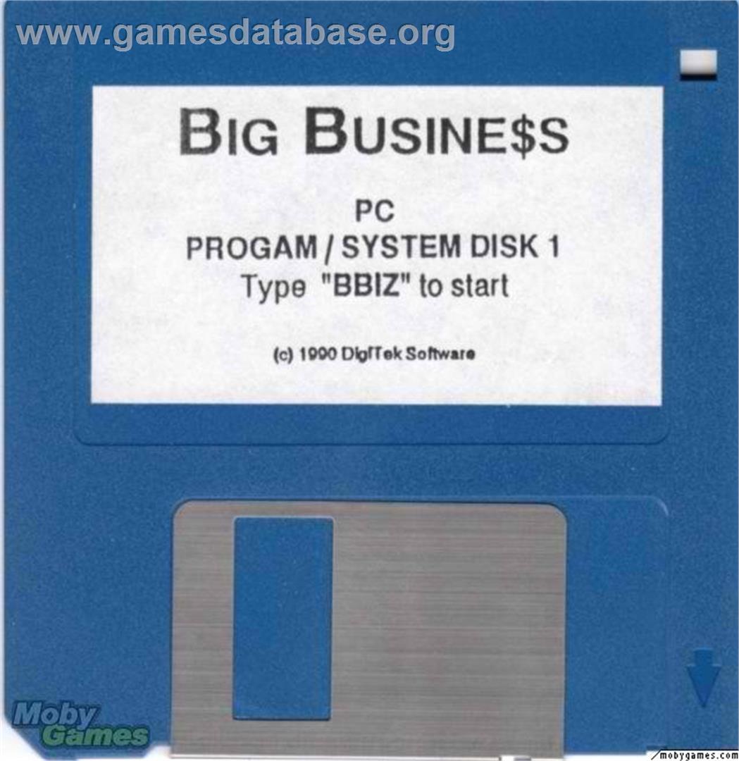 Big Business - Microsoft DOS - Artwork - Disc