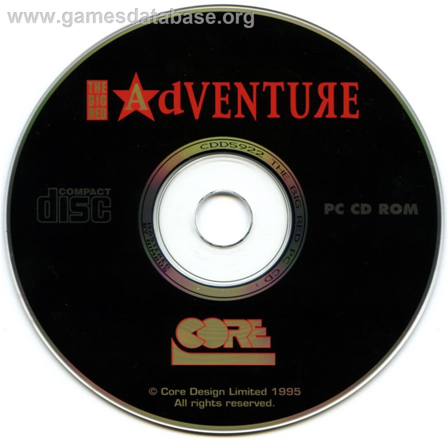 Big Red Adventure - Microsoft DOS - Artwork - Disc