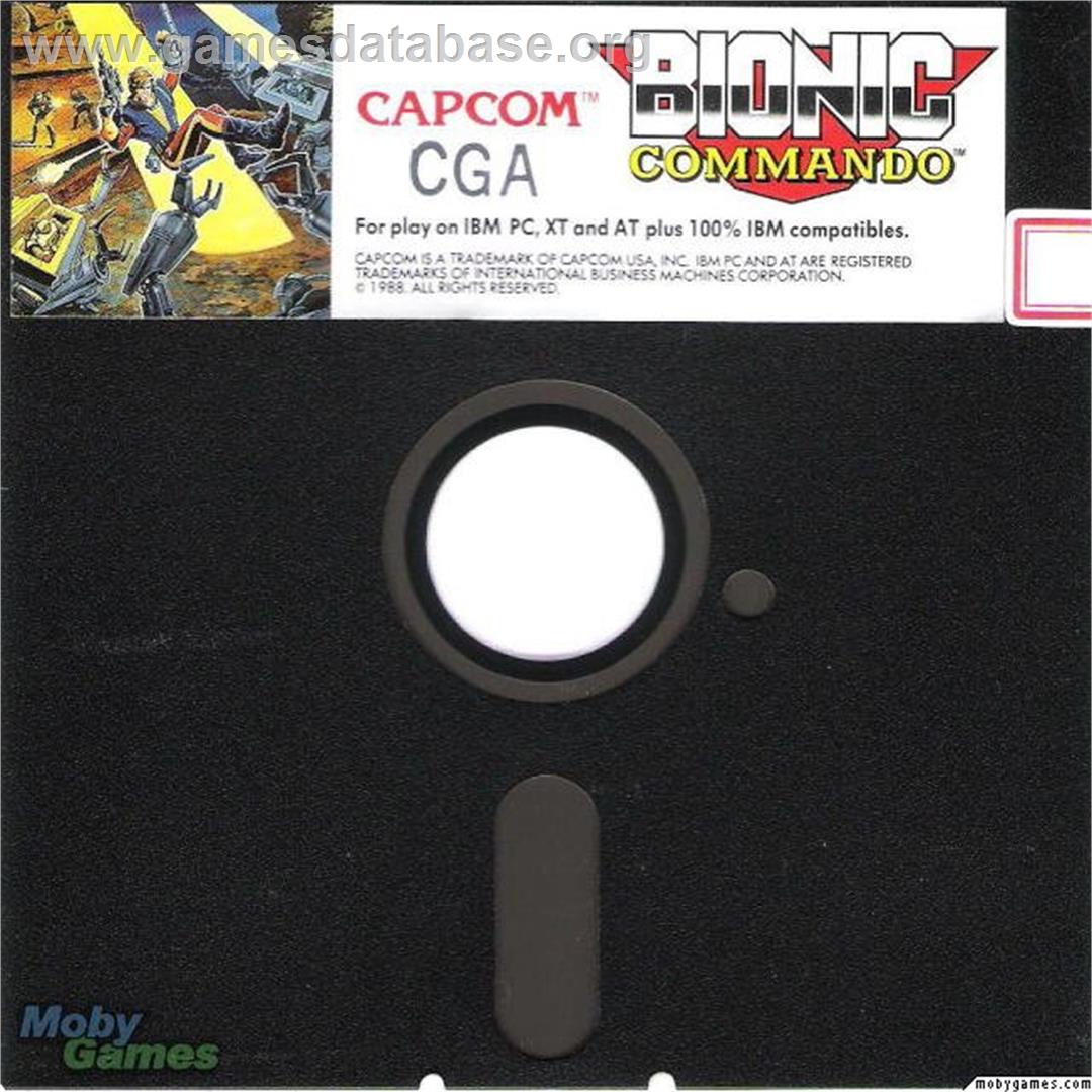 Bionic Commando - Microsoft DOS - Artwork - Disc