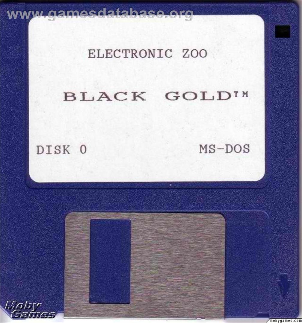 Black Gold - Microsoft DOS - Artwork - Disc