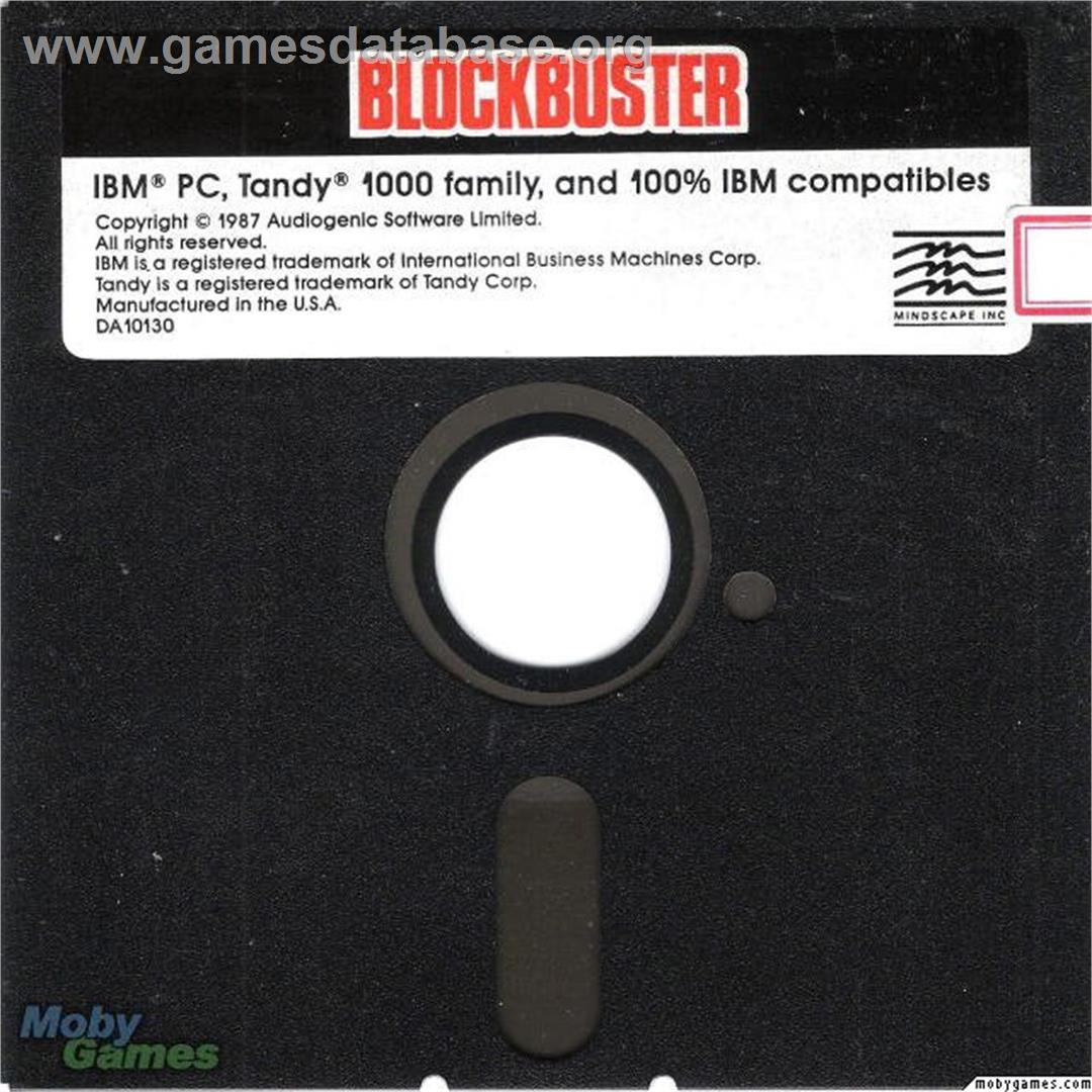Blockbuster - Microsoft DOS - Artwork - Disc