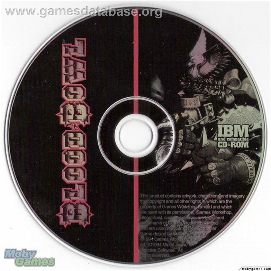 Blood Bowl - Microsoft DOS - Artwork - Disc