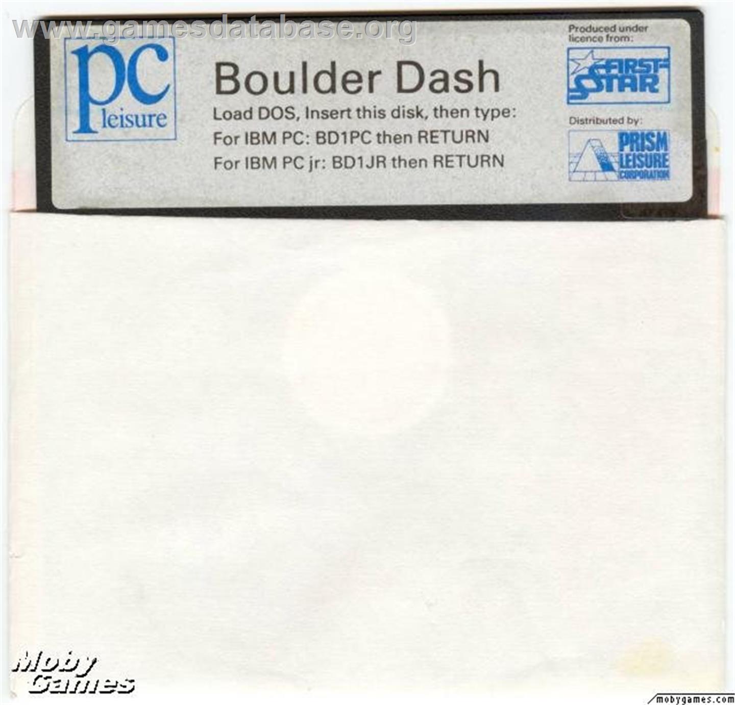 Boulder Dash - Microsoft DOS - Artwork - Disc