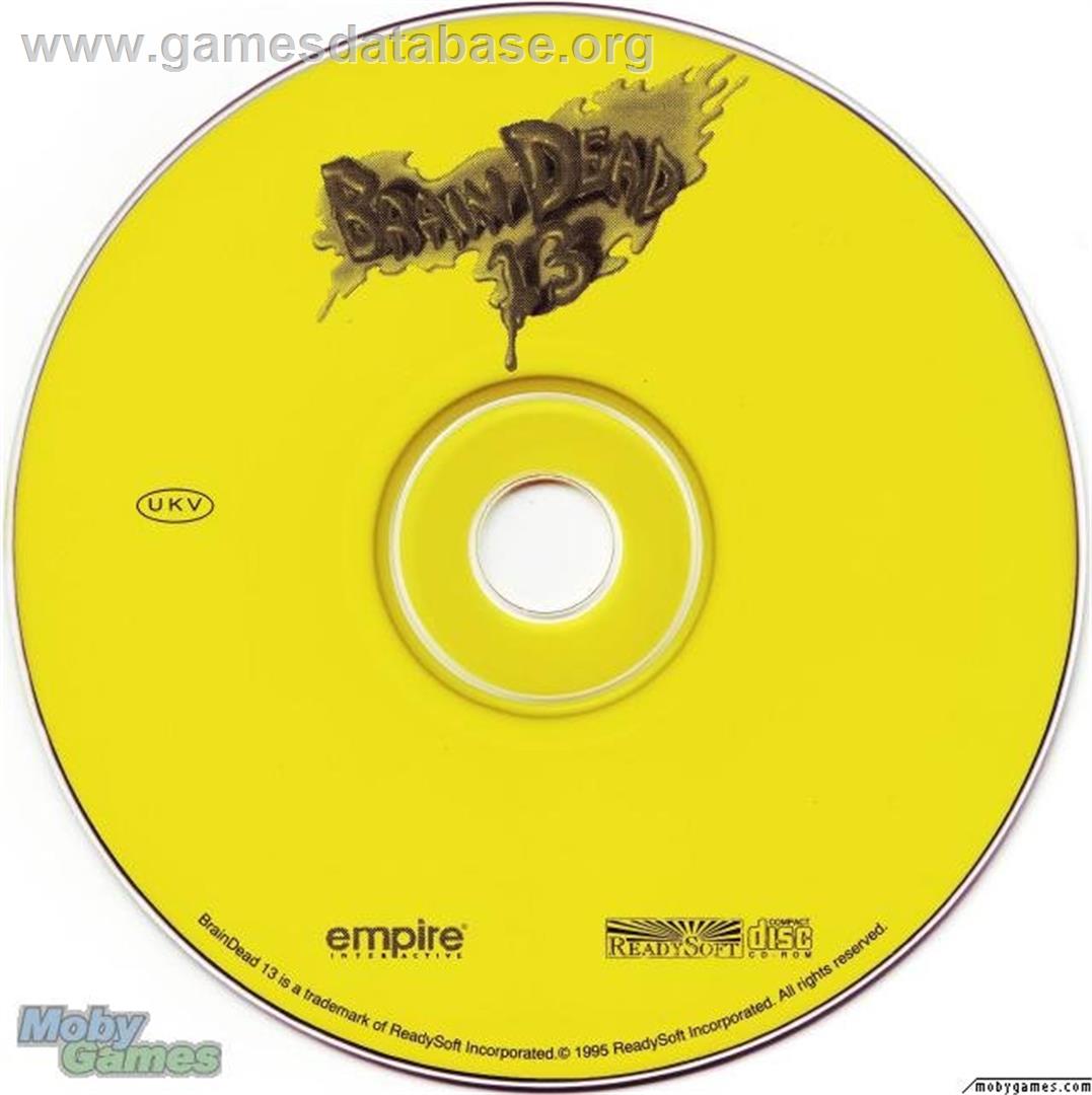 Brain Dead 13 - Microsoft DOS - Artwork - Disc