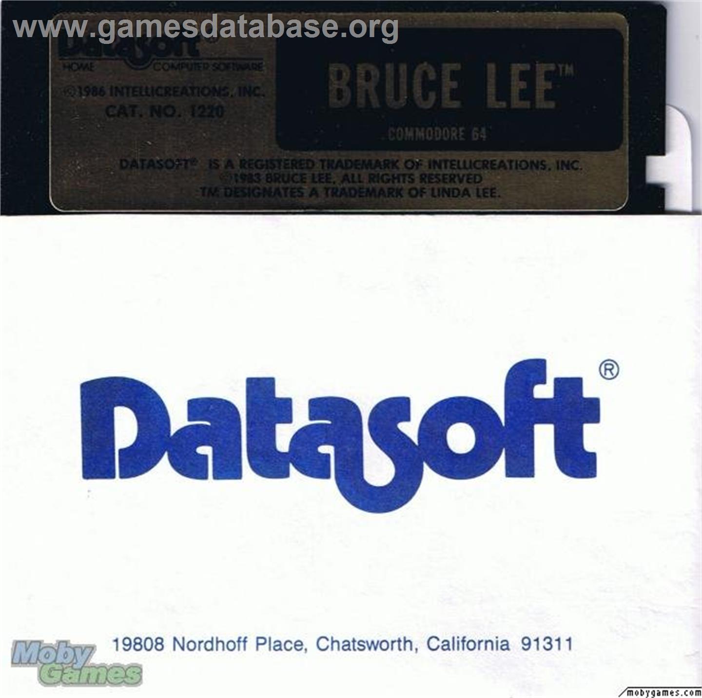 Bruce Lee - Microsoft DOS - Artwork - Disc