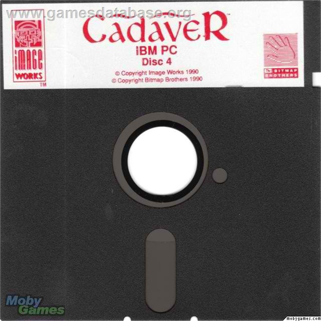 Cadaver - Microsoft DOS - Artwork - Disc