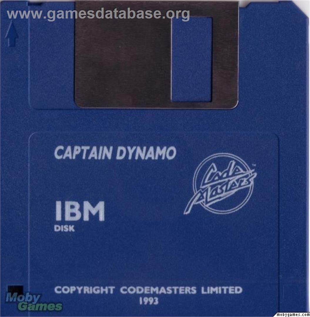 Captain Dynamo - Microsoft DOS - Artwork - Disc