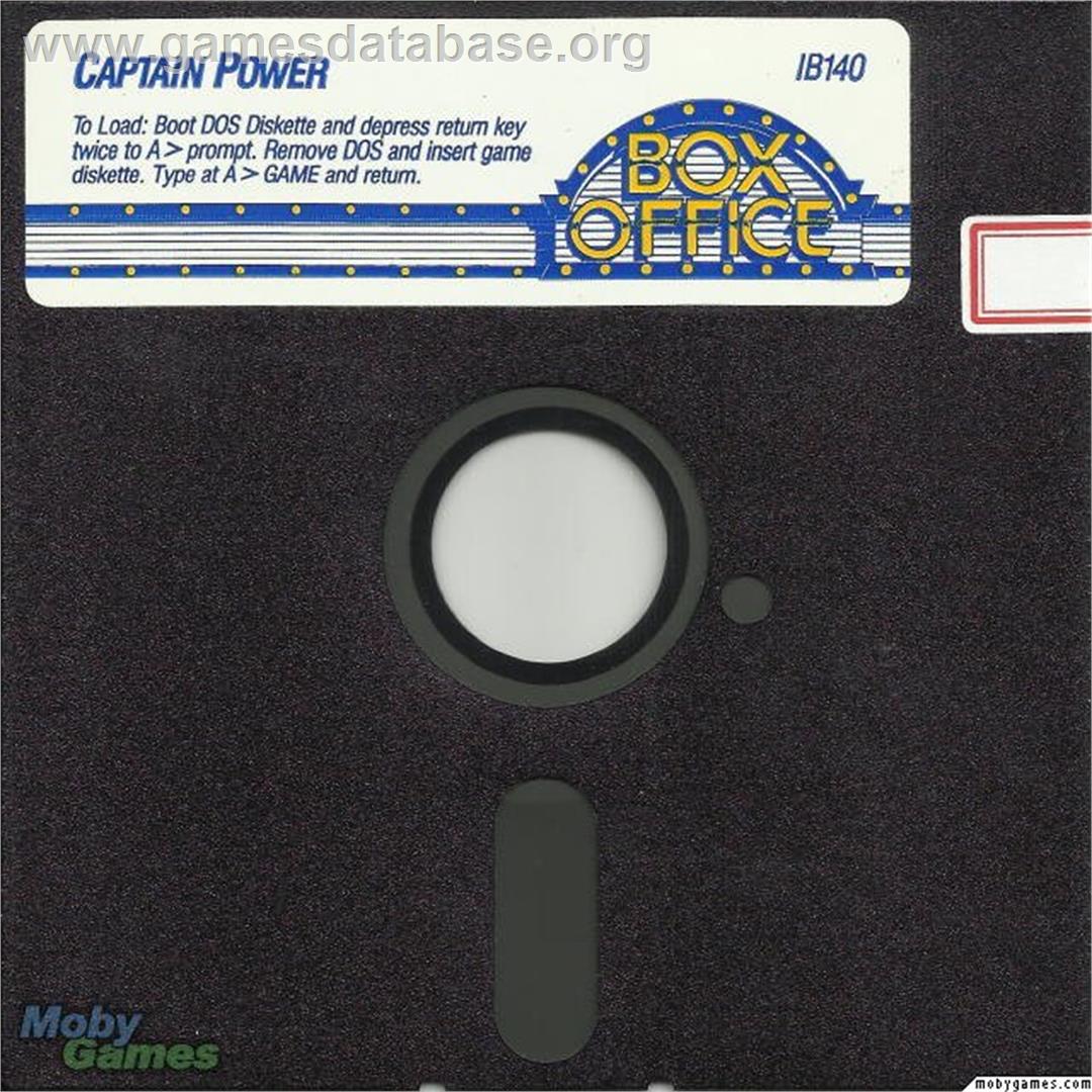 Captain Power and the Soldiers of the Future - Microsoft DOS - Artwork - Disc
