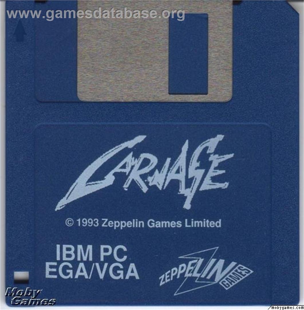 Carnage - Microsoft DOS - Artwork - Disc