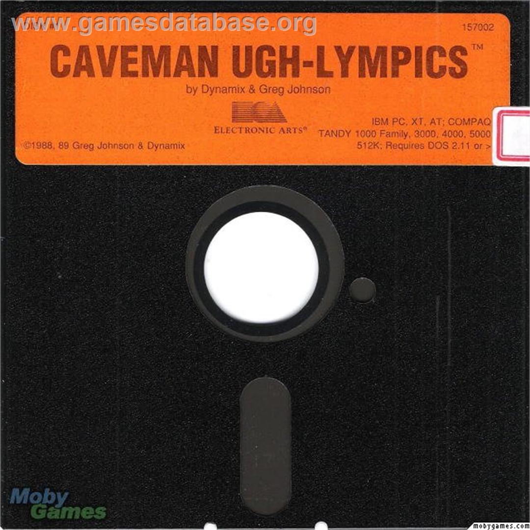 Caveman Ugh-Lympics - Microsoft DOS - Artwork - Disc