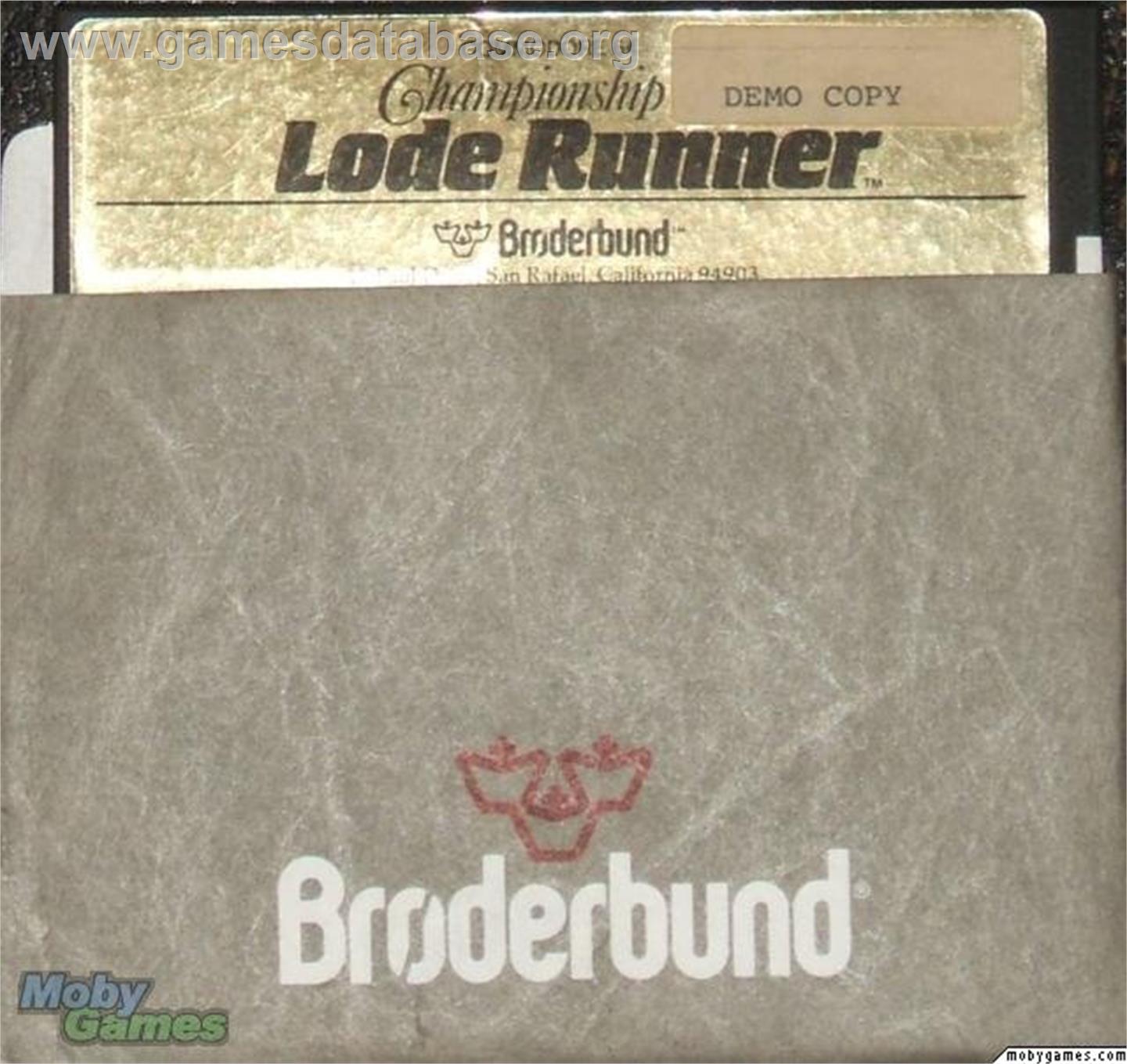 Championship Lode Runner - Microsoft DOS - Artwork - Disc