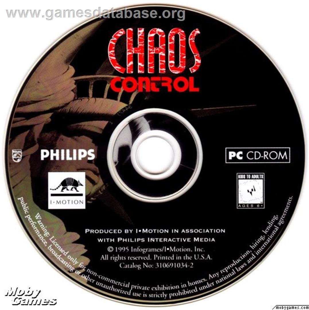 Chaos Control - Microsoft DOS - Artwork - Disc