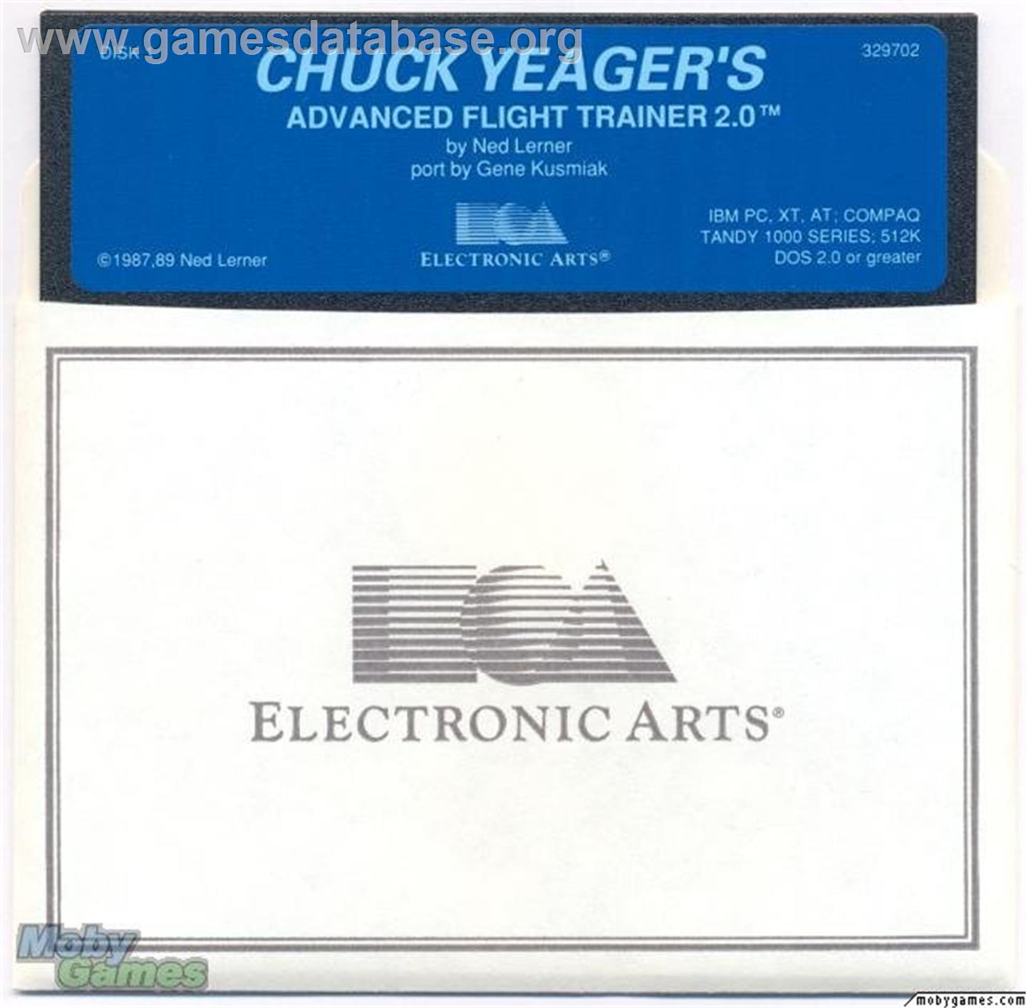 Chuck Yeager's Advanced Flight Trainer 2.0 - Microsoft DOS - Artwork - Disc