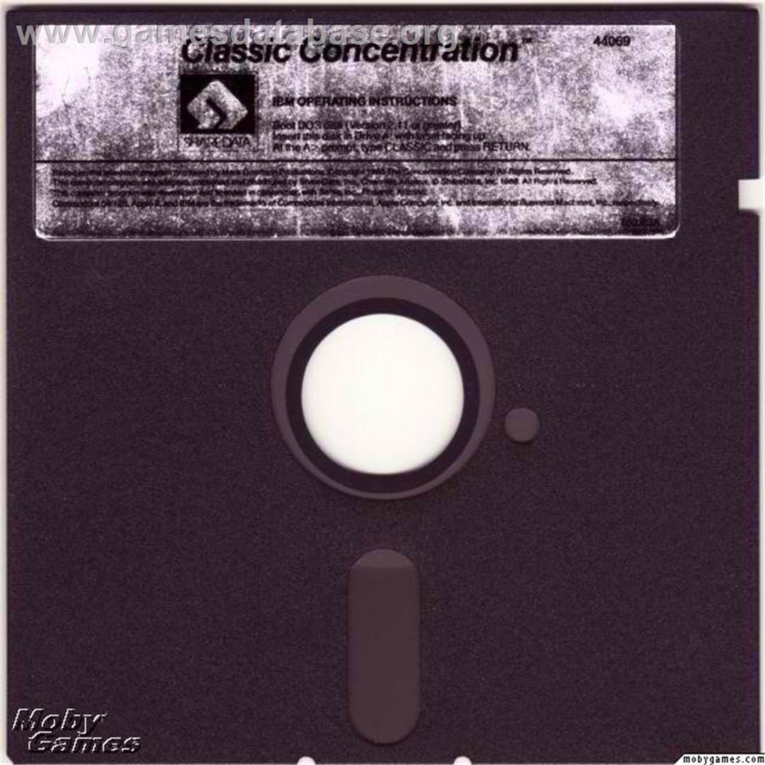 Classic Concentration - Microsoft DOS - Artwork - Disc